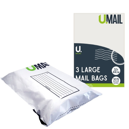 Pack of 3 Large 32x44cm Mail Bags