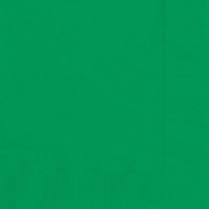 Pack of 20 Emerald Green Solid Luncheon Napkins