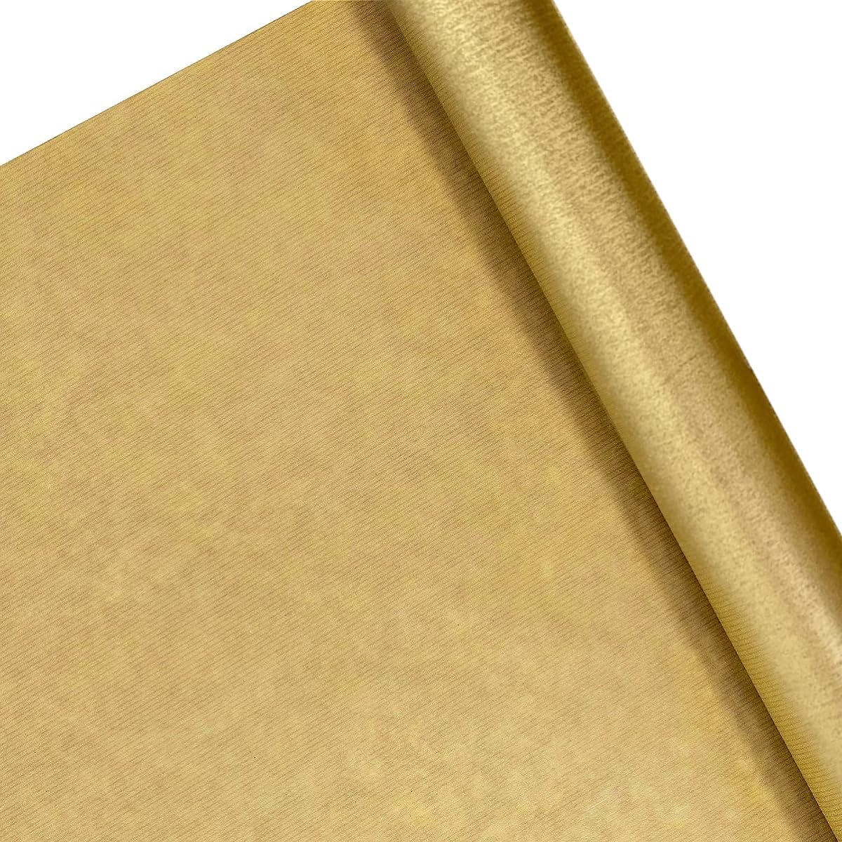 Single Ribbed Kraft Wrapping Paper Roll 2m x 69cm