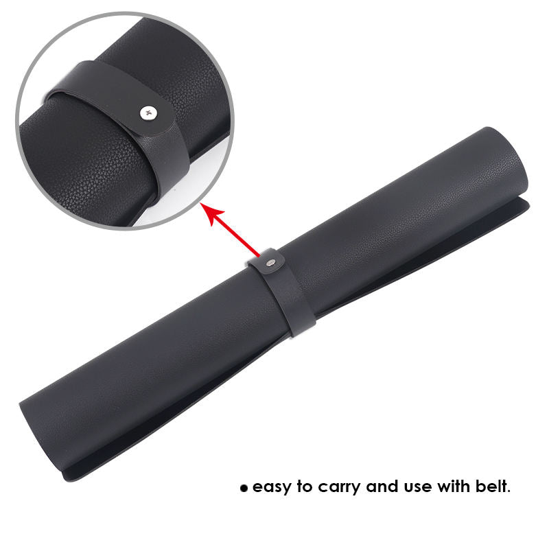 Office Desk Black Writing Mat 90 x 43cm 