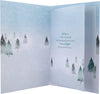 Classic Winter Scene with Tree Design Girlfriend Boxed Christmas Card