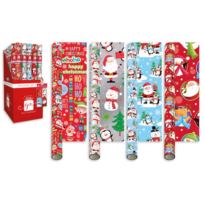 4m Novelty Cute Christmas Gift Wrapping Paper