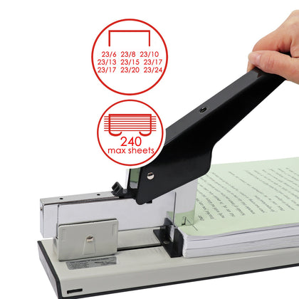 Heavy Duty Metal Stapler (Staples up to 240 sheets)