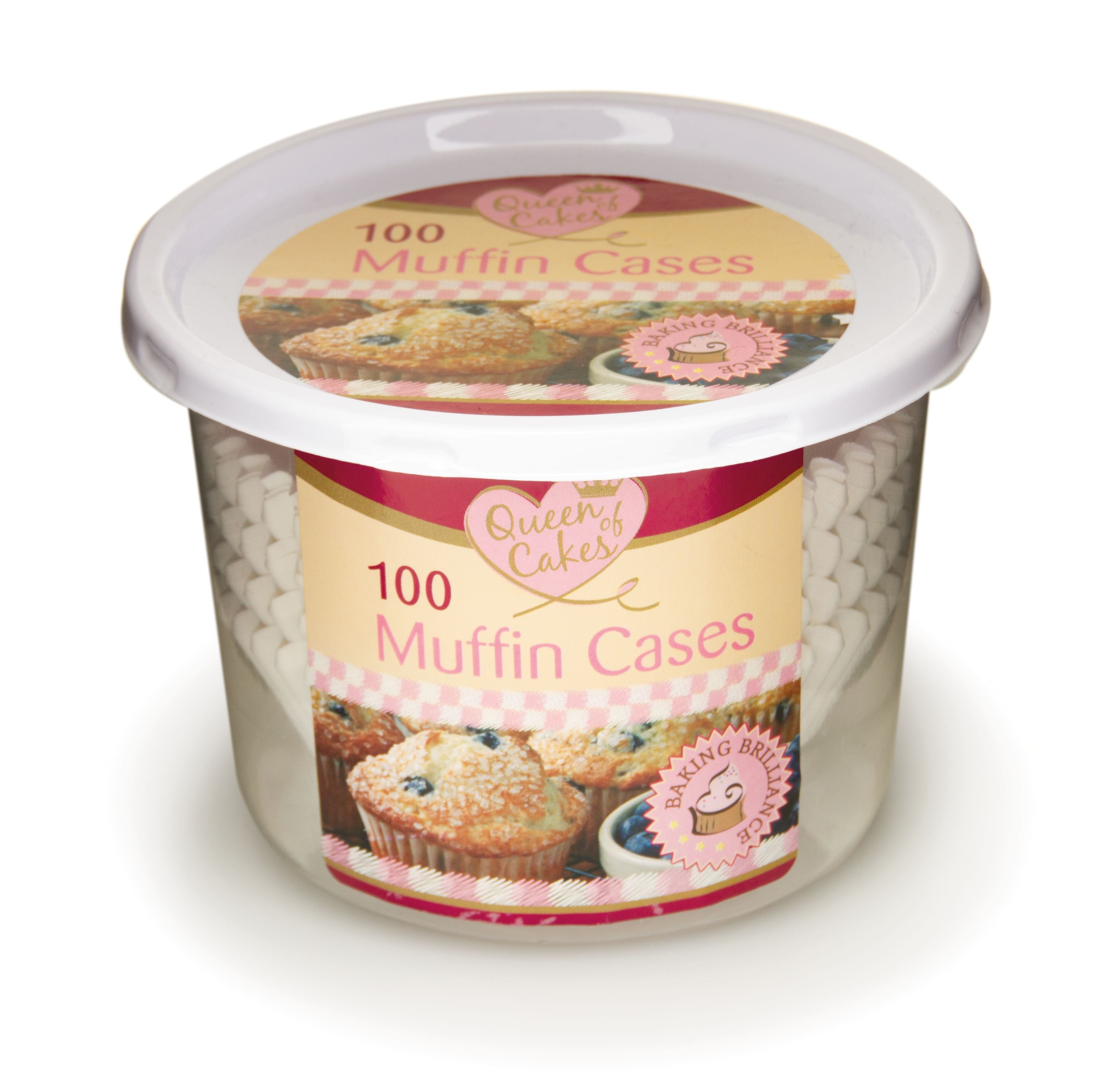 Pack of 100 Muffin Cases by Queen Of Cakes– Choice Wholesale