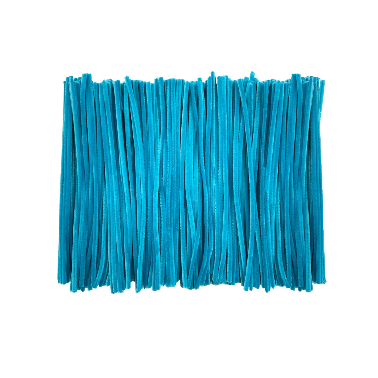 Pack of 500 Turquoise Coloured Pipe Cleaners 30cm x 6mm Craft Chenille Stems