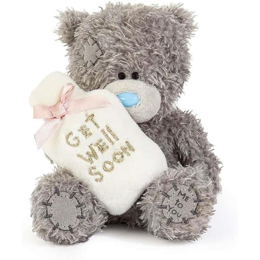 Me to You Tatty Teddy Plush 10cm High Get Well Soon Bear Holding Novelty Hot Water Bottle Official Collection