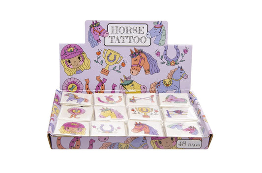 48 Pack of 12 Pieces Horses Tattoos