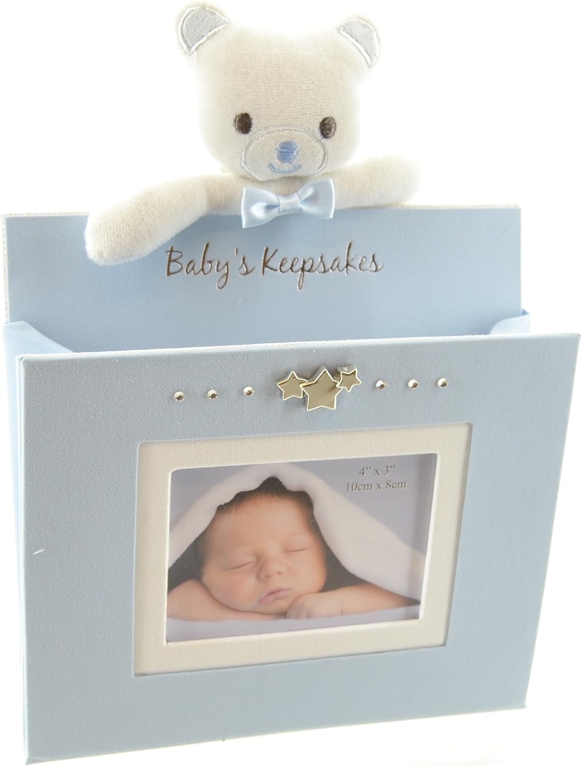 Widdop Bingham Juliana Baby Boy's Keepsake Wall Frame & Pouch - Blue