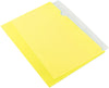 Pack of 100 A4 Cut Yellow Flush Folders