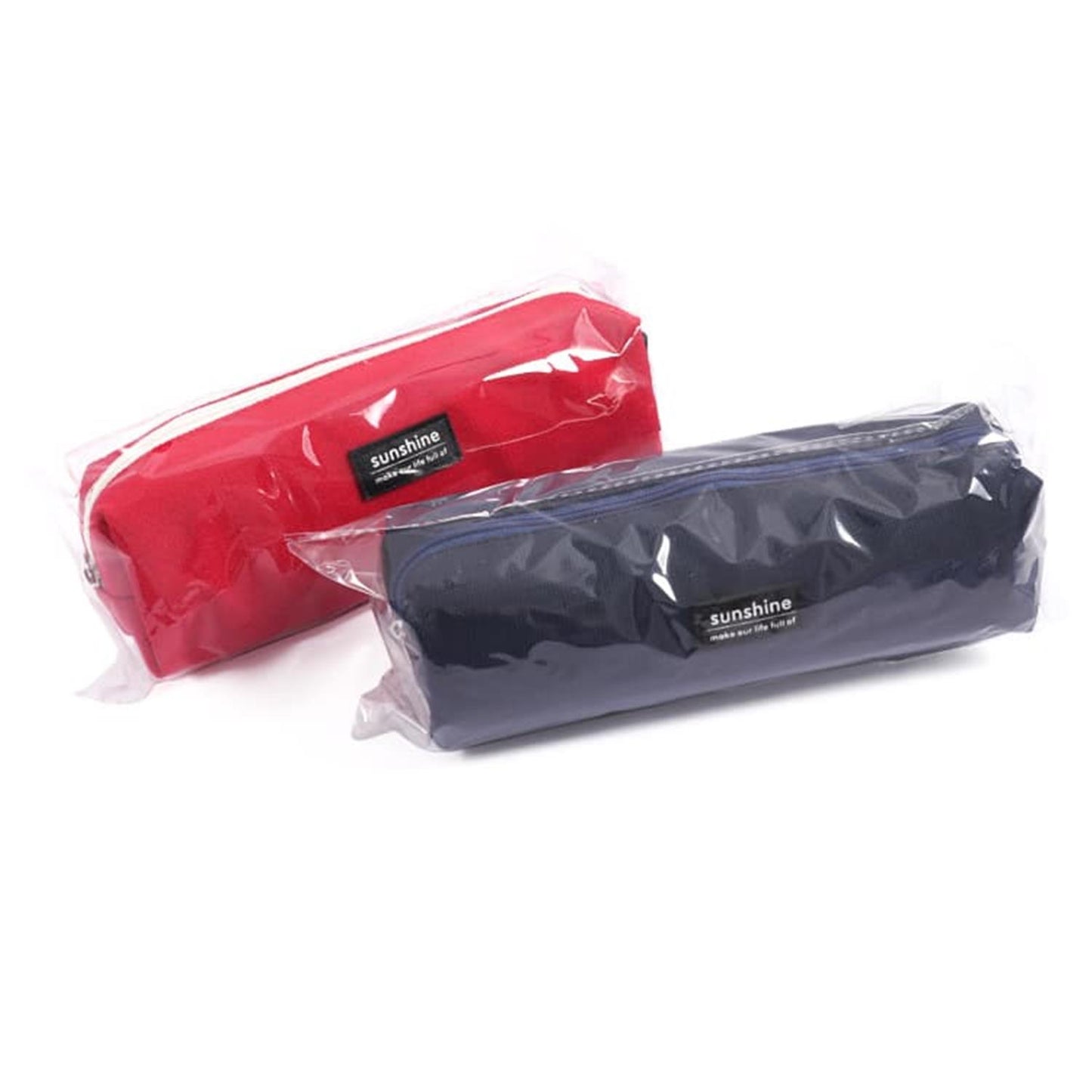 Single Soft Oxford Cloth Large Opening Pencil Case with Smooth Zipper