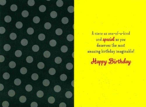 Minnie Mouse Design Niece Birthday Card