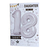 To a Special Daughter You're 18 Balloon Boutique Greeting Card