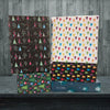 10 Sheets of Mix Designer Soft Touch Christmas Gift Wrap Wrapping Paper