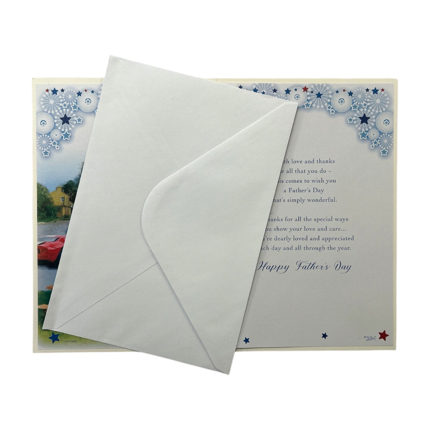 For A Special Dad Beautiful House Design Father's Day Card