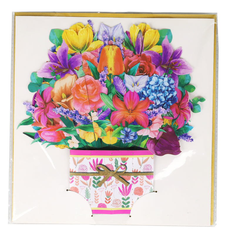 A Blooming Surprise 3D Pop Up Greeting Card