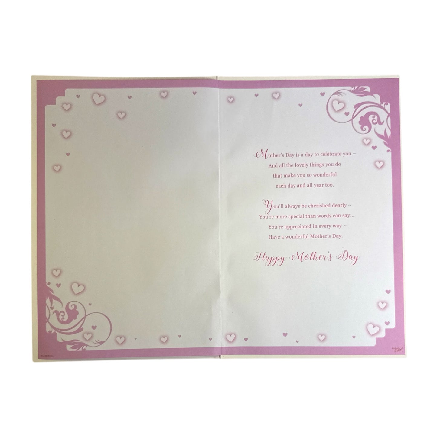 From All Of Us Classic Mini Pink Hearts Design Mother's Day Boxed Card