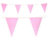 Pink Polka Dot Bunting 10m with 20 Pennants