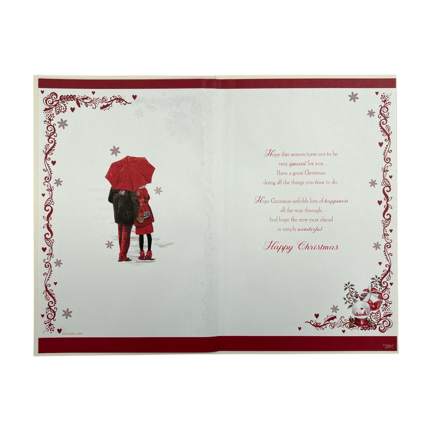 Winter Wishes To a Dear Sister and Brother In Law Christmas Card