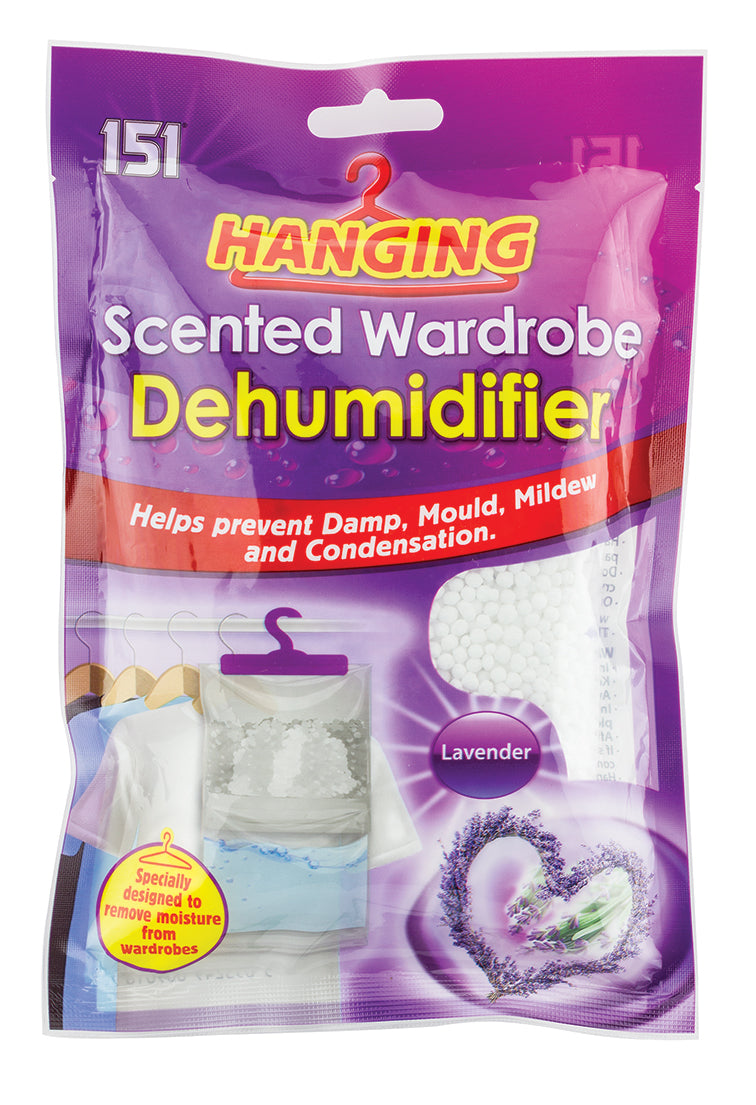 Pack of 3 Scented Hanging Wardrobe Dehumidifier