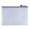 Pack of 12 A4 Purple PVC Mesh Zip Bags