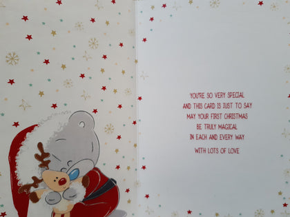 Special Granddaughters 1st Christmas Me to You Bear Christmas Card
