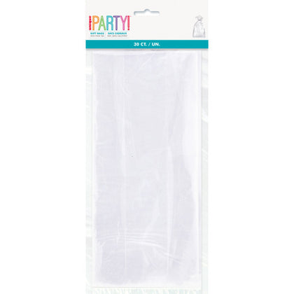 Pack of 30 Clear Cellophane Bags