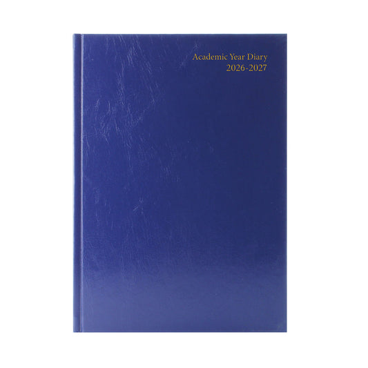 2026-2027 A4 Week To View Blue Academic Diary KF3A4ABU26