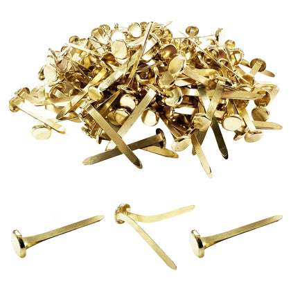 Pack of 200 30mm Brass Paper Fasteners