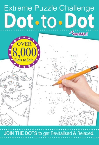 Single A4 24 Sheets Extreme Dot-to-Dot Puzzle Challenge Book