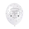 Pack of 5 Just Married 12" Latex Balloons