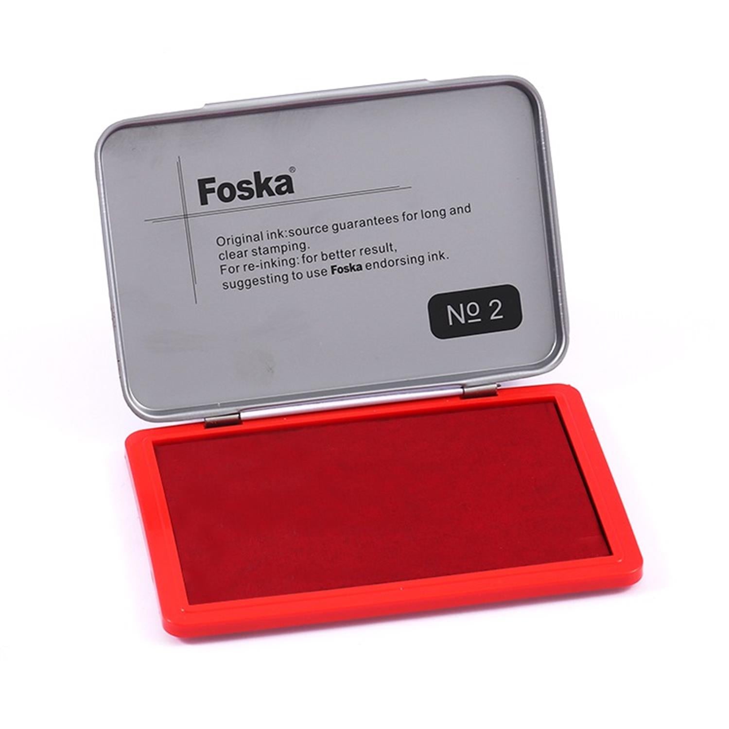Red Ink Stamp Pad 122x48mm– Choice Wholesale