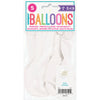 Pack of 5 Gold Baby Shower 12" Latex Balloons