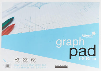 A3 50 Sheets Graph Pad