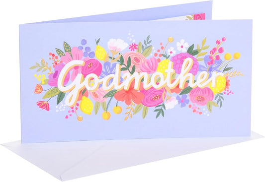 Floral Design Godmother Mother's Day Card