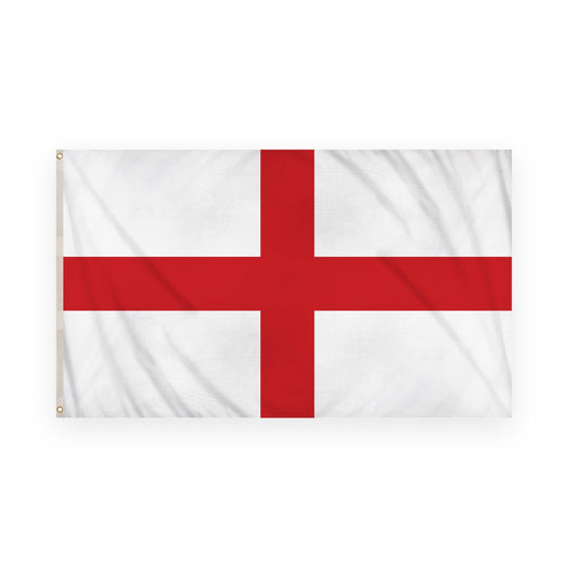 St George Cross Flag (3ft x 2ft) - English Red & White Flag for Celebrations, Sports Events, Garden Parties & Patriotic Decorations