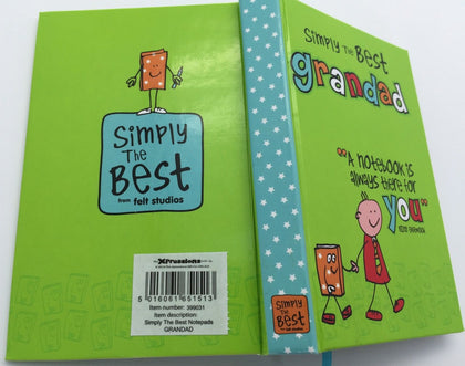 Simply The Best Grandad A7 Notebook