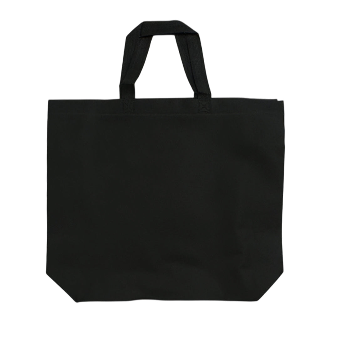 Pack of 25 Black Coloured 35x25x10cm Non-Woven Bags with Handle