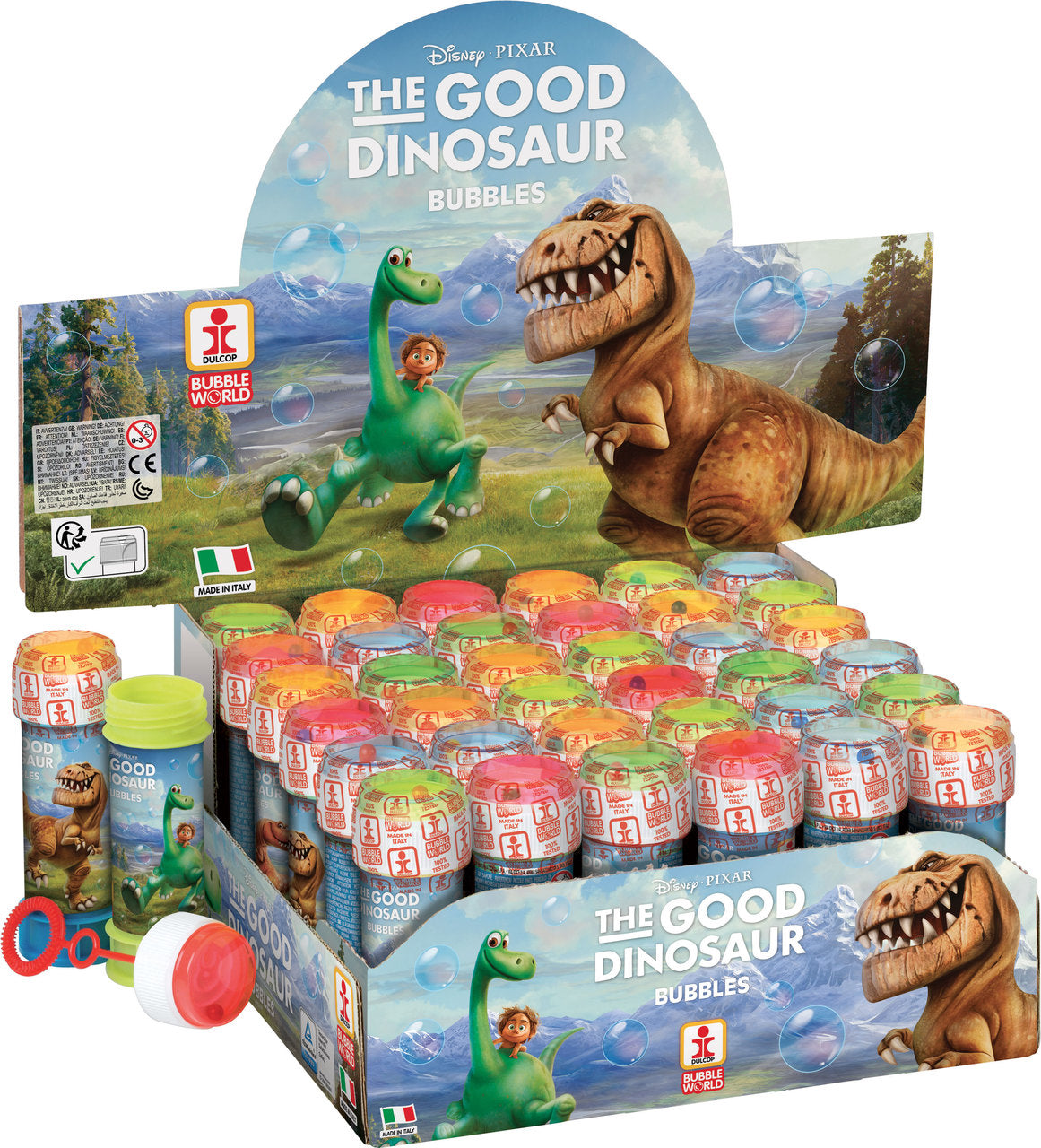 Pack of 12 The Good Dinosaur Bubble Tubs 60ml