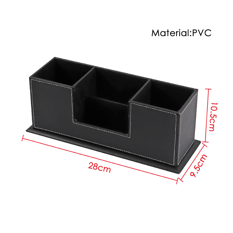 Black Desktop Pen Pot Organiser