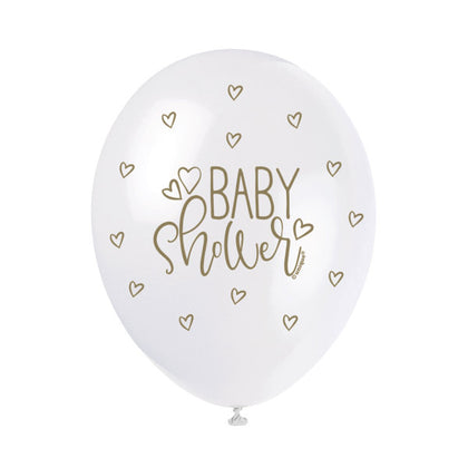 Pack of 5 Gold Baby Shower 12