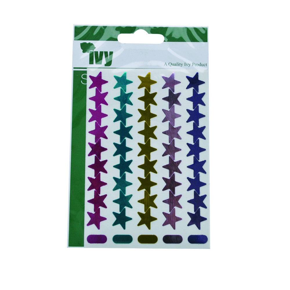 90 Assorted Self-Adhesive Star Stickers 232772