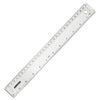 Pack of 50 Shatter Resistant 30cm Plastic Rulers by Janrax