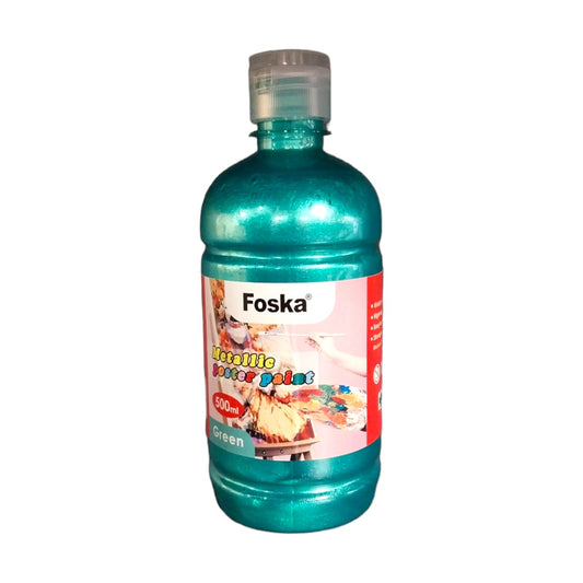 500ml Green Metallic Poster Paint