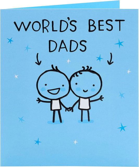 Blue Design Father's Day Card {DC}