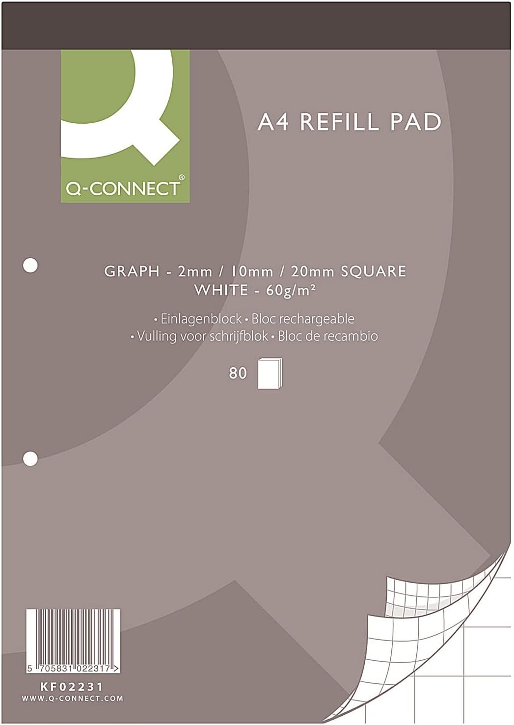 A4 Graph Refill Pad 80 Sheet (Pack of 10)