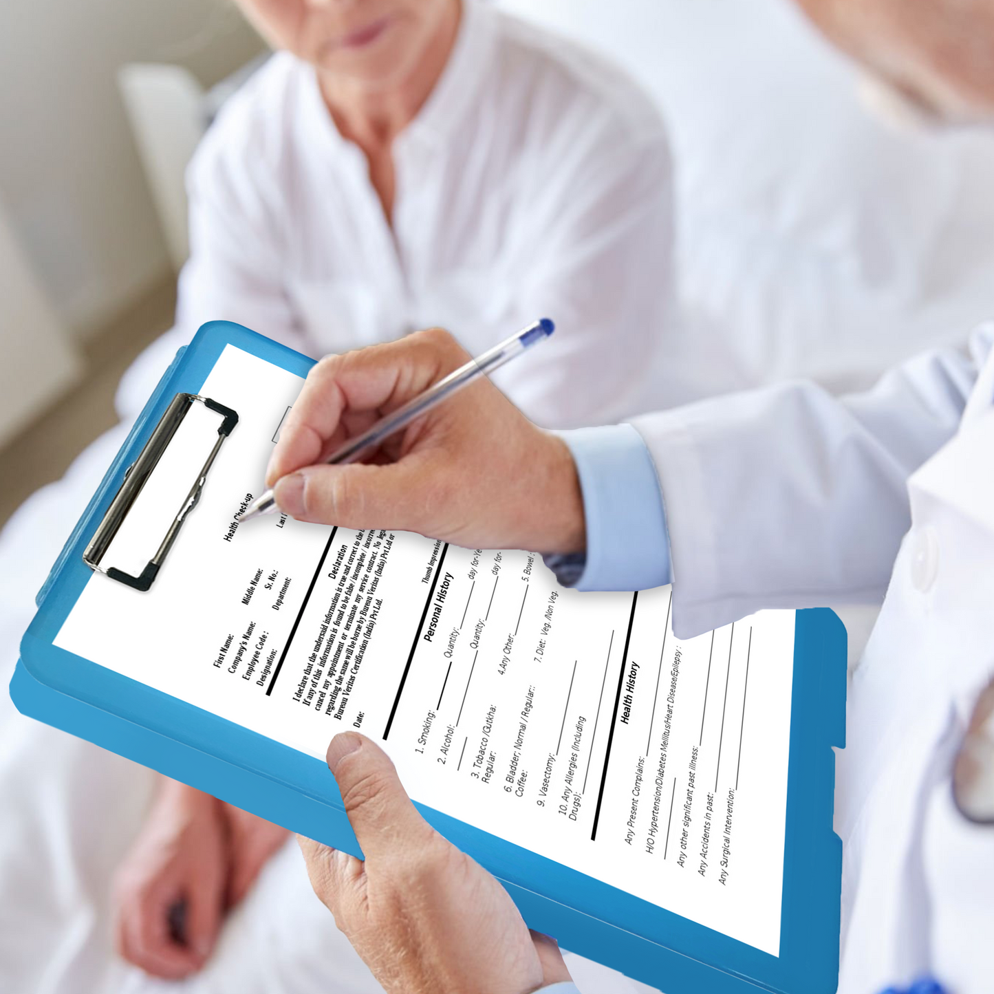 A4 Green Clipboard Box File - Storage Filing Case