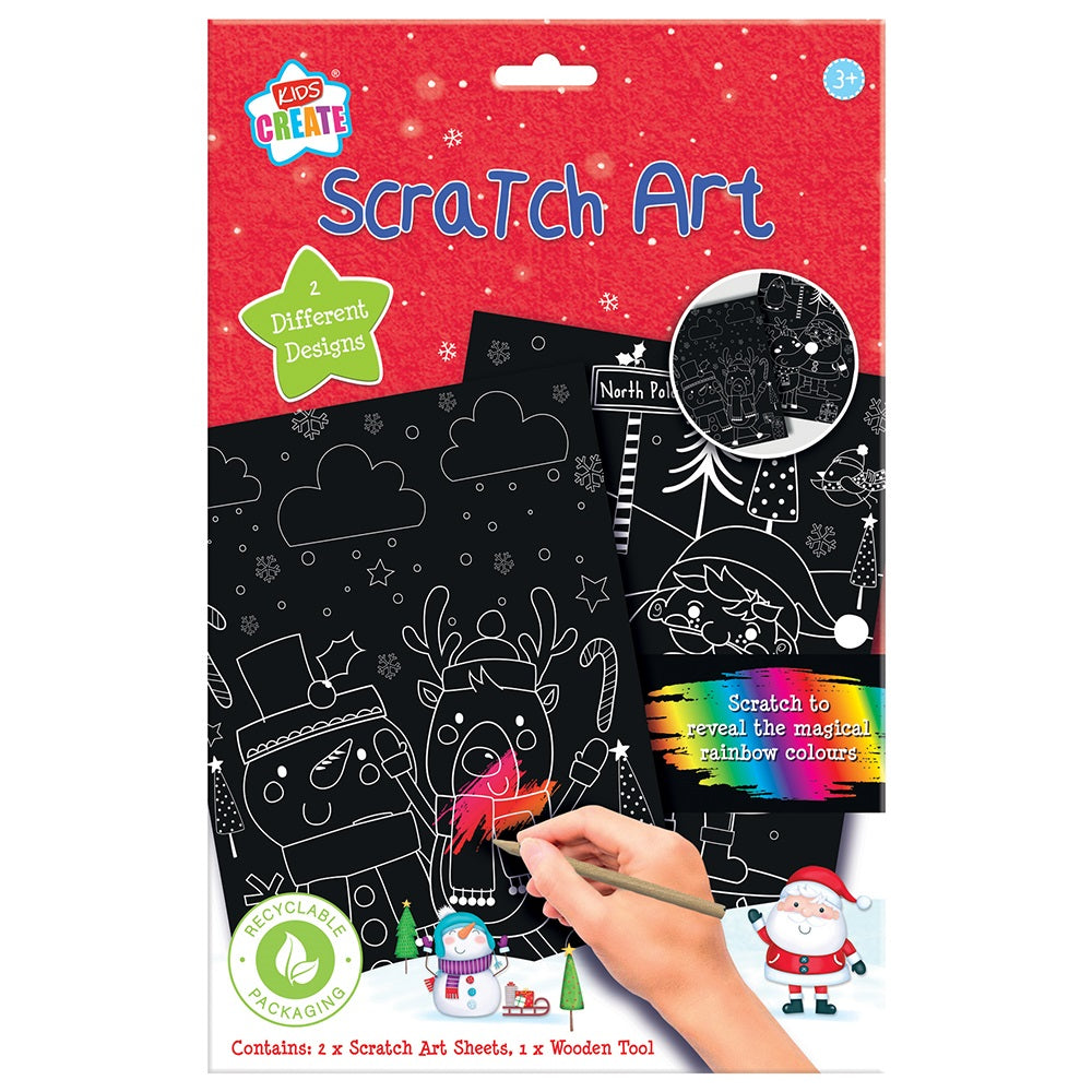 Christmas Scratch Art Pack