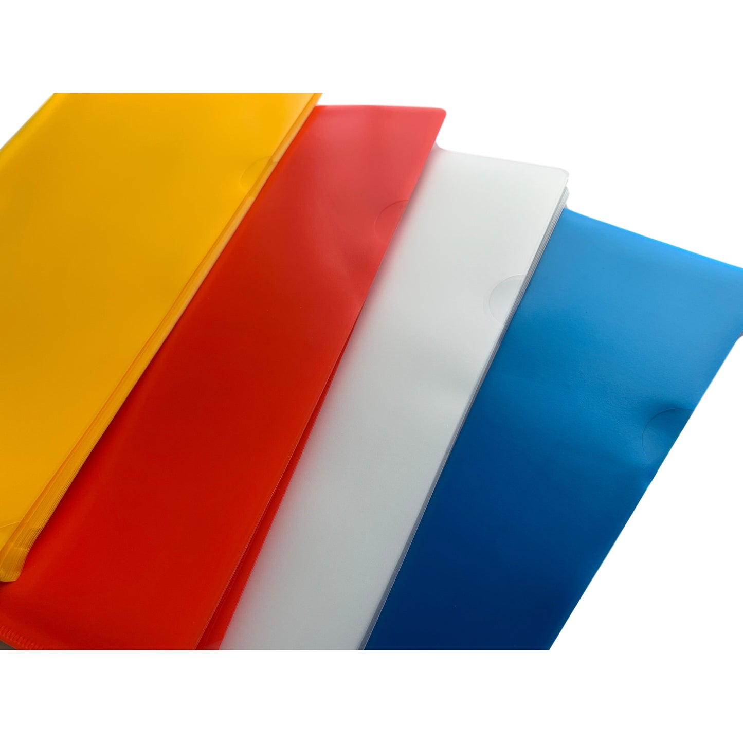 Pack of 200 A4 Red L Shaped Open Top and Side Report File Folders