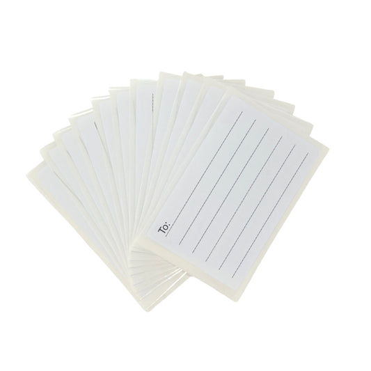 Pack of 12 Self Adhesive Parcel Labels 70x105mm