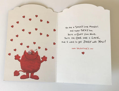 One I Love Monster Valentine's Card